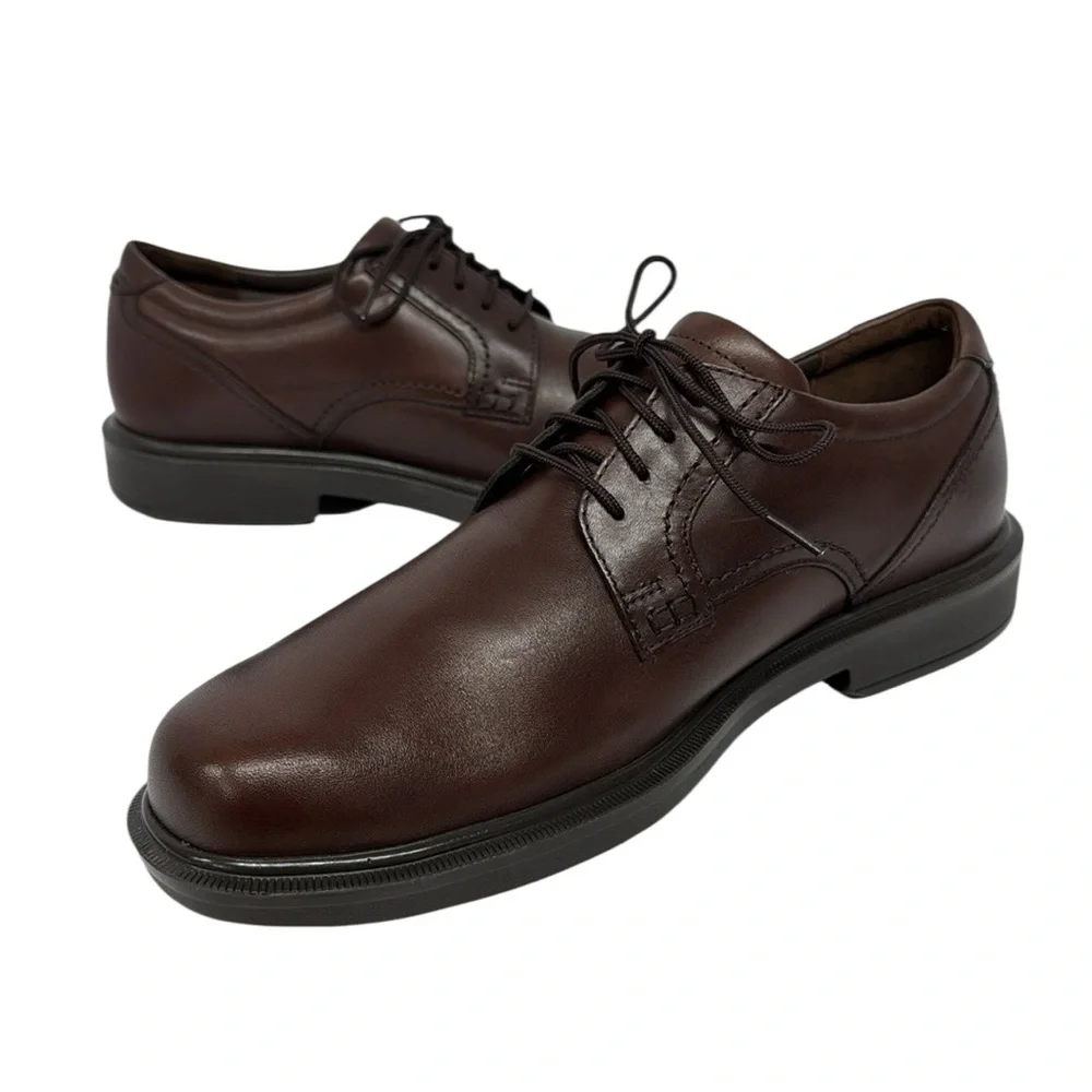 New SAS Ambassador Brown Leather Comfort Oxford Lace Up Men's Dress Shoes 10 N